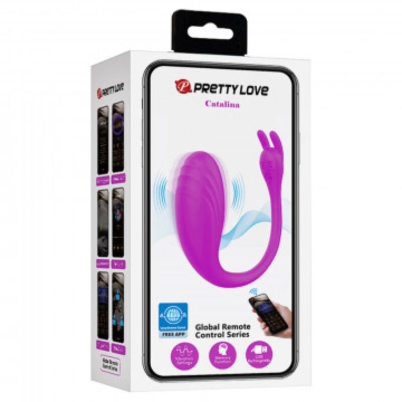 Stimulateur Connecté Catalina Couple Lilas - Pretty Love