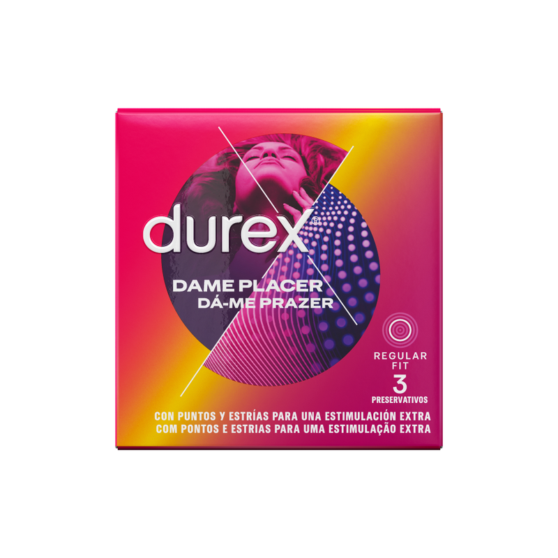 Préservatifs Texturés Durex Dame Plaisir Boîte 3 - Durex