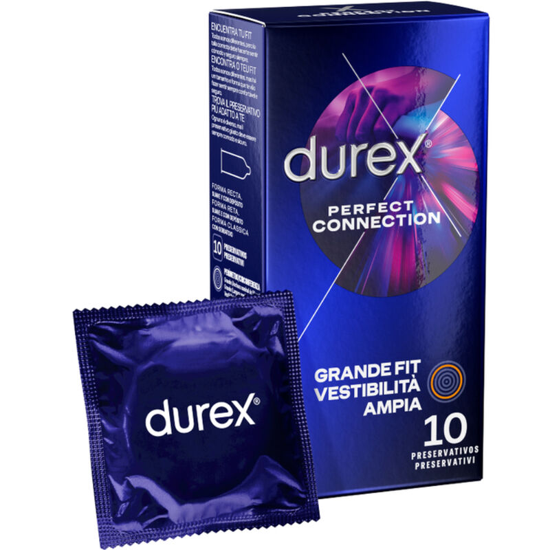 Préservatifs Extra Lubrifiés Perfect Connection Boîte 10 - Durex