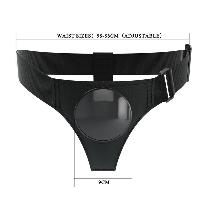 Pretty Love - Harnais Universel pour Gode Ventouse - Noir