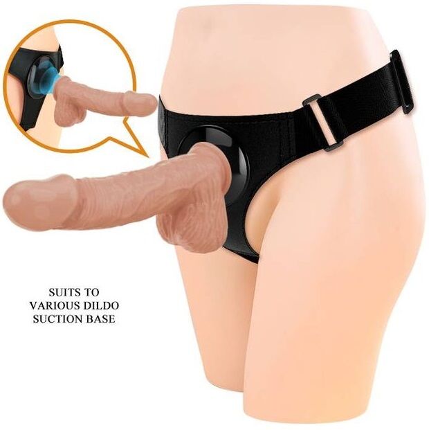 Pretty Love - Gode Ceinture avec Gode Ventouse Naturel / 21,8 cm