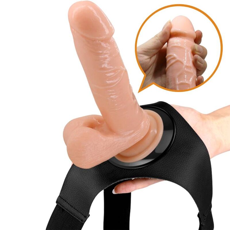 Pretty Love - Gode Ceinture avec Gode Ventouse Naturel / 20 cm