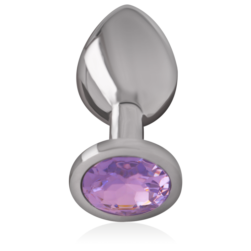 Plug Anal Intense Métal Cristal Violet Taille M - Intense