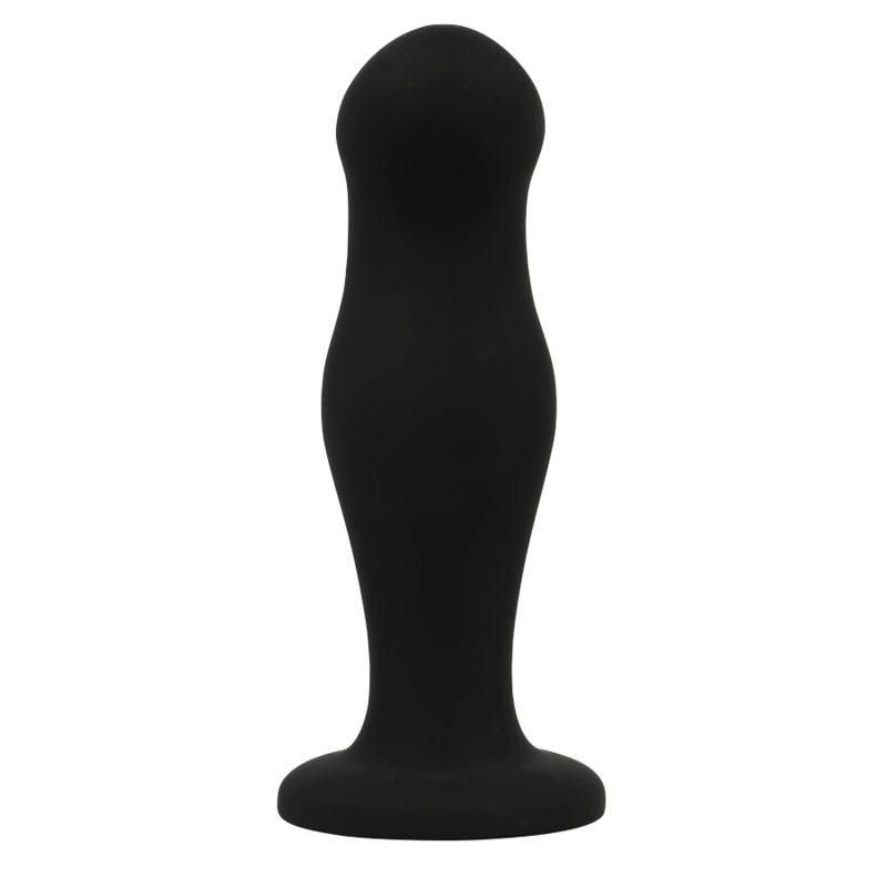 Plug Anal Sean Premium Silicone Noir - Black&Silver