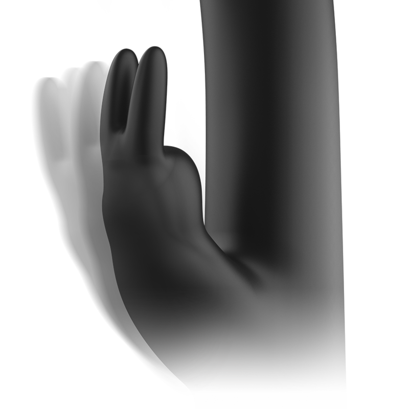 Vibromasseur Lapin Rotatif Ibiza Noir et Or - Ibiza