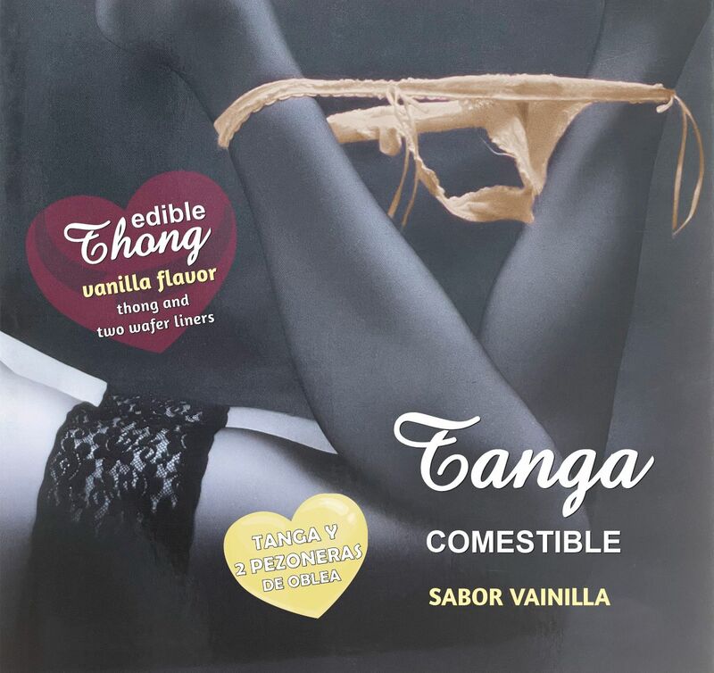 Lingerie Comestible String & Cache-Tétons Vanille - Hotflowers