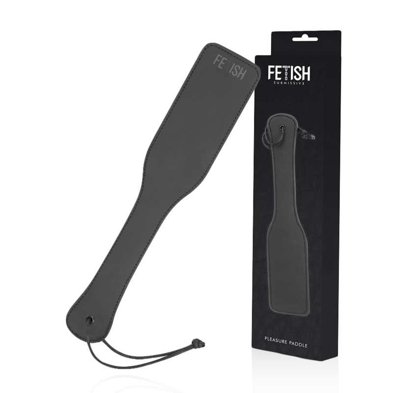 Fetish Submissive - Paddle BDSM en Cuir Synthétique Noir