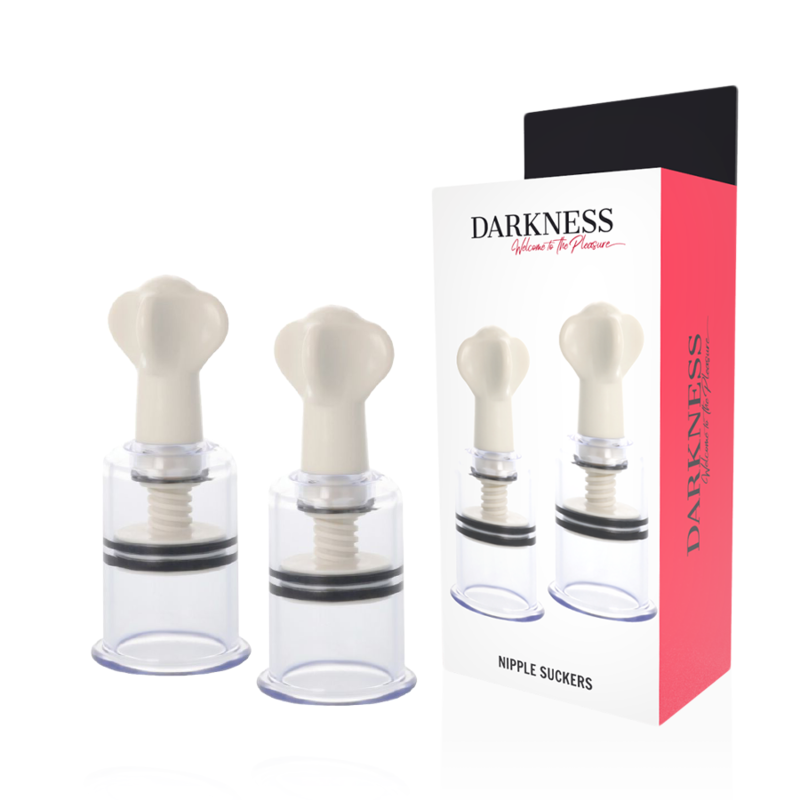 Darkness – Ventouse Transparente pour Mamelons - 5 cm