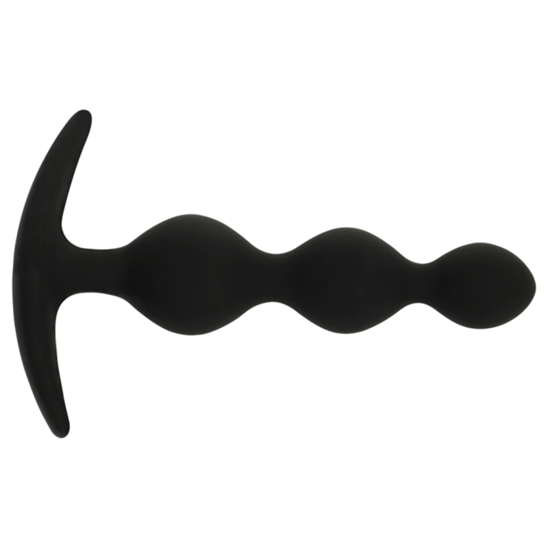 Chapelet Anal Black&Silver Rupert 10 cm - Black&Silver