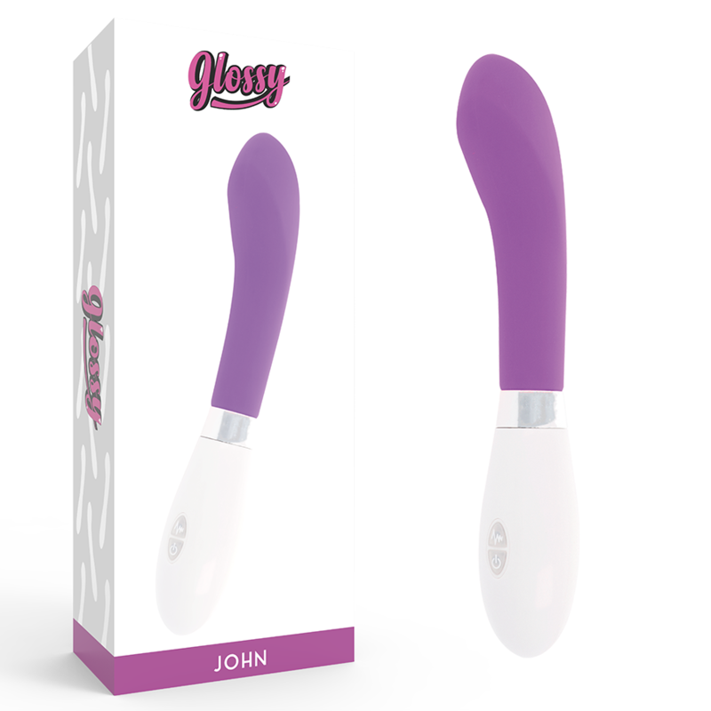 Vibrateur Courbé John Violet - Glossy - GLOSSY