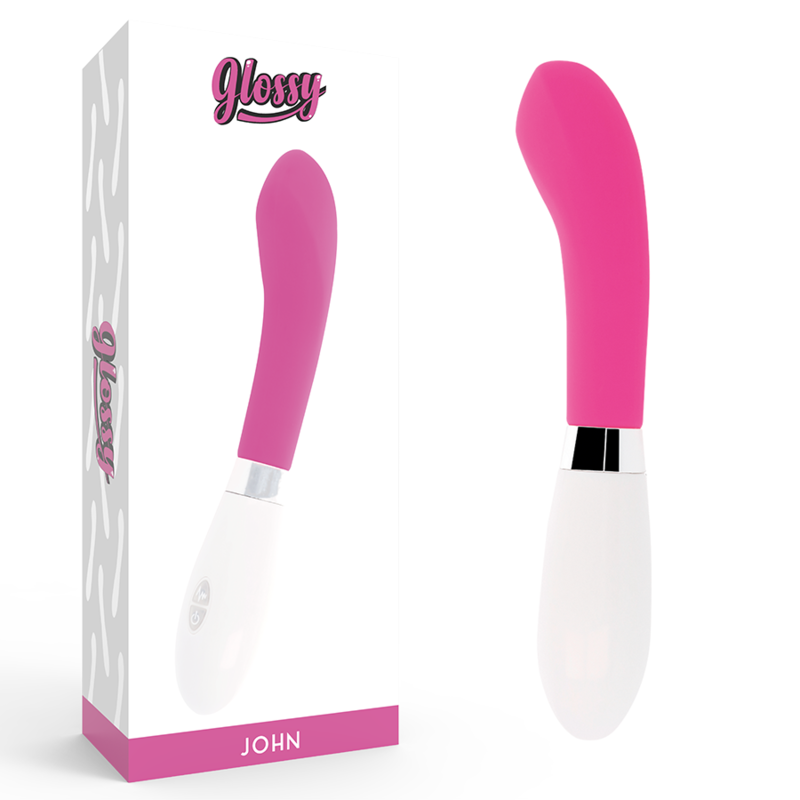 Vibromasseur Incurvé John Curve Rose - Glossy - GLOSSY