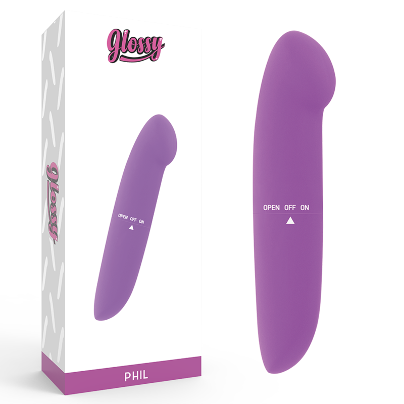 Vibromasseur Phil Violet - Glossy - GLOSSY