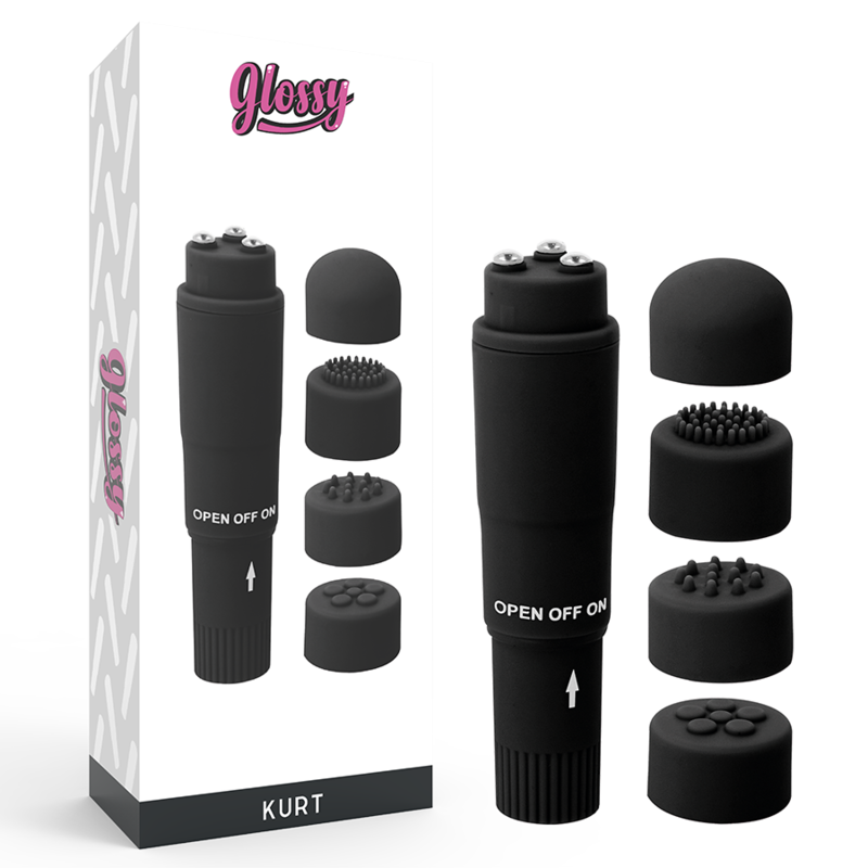 Glossy Masseur de poche kurt Noir