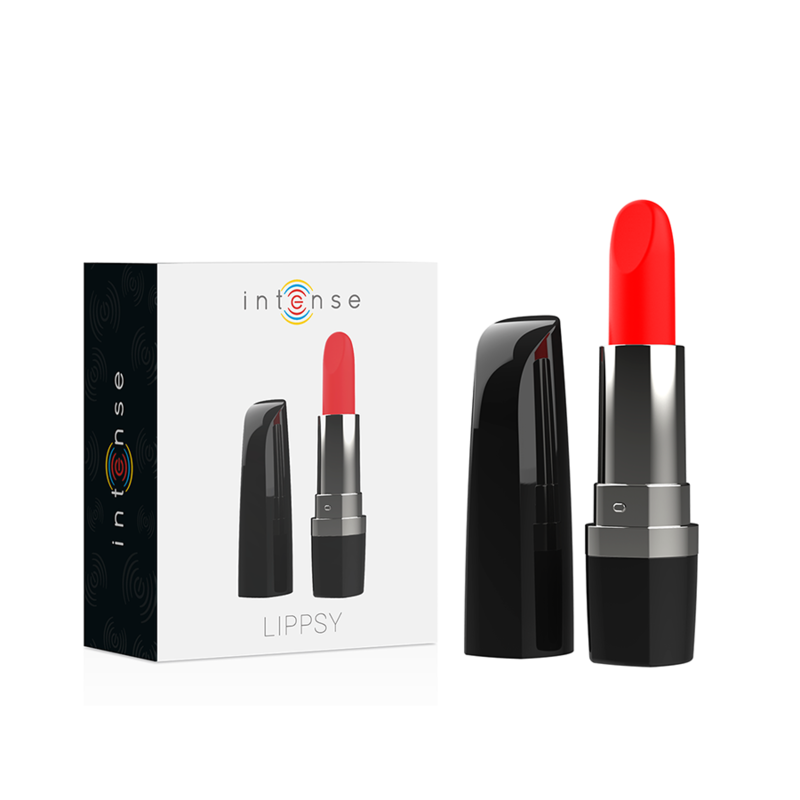 Vibromasseur Clitoridien Lippsy Rouge à Lèvres Rouge - Intense