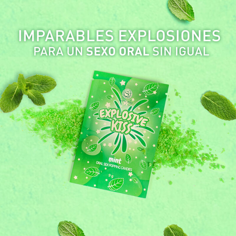 Secret Play - Bonbons Explosifs Sexe Oral - Saveur Menthe