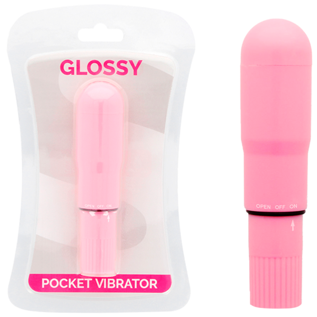 Vibrateur de poche Glossy rose - Brilliant - GLOSSY