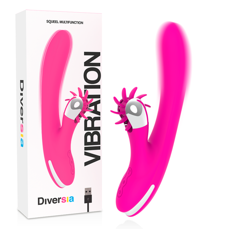 Vibromasseur Lapin Diversia Bunny Vibrating 24cm - Diversia
