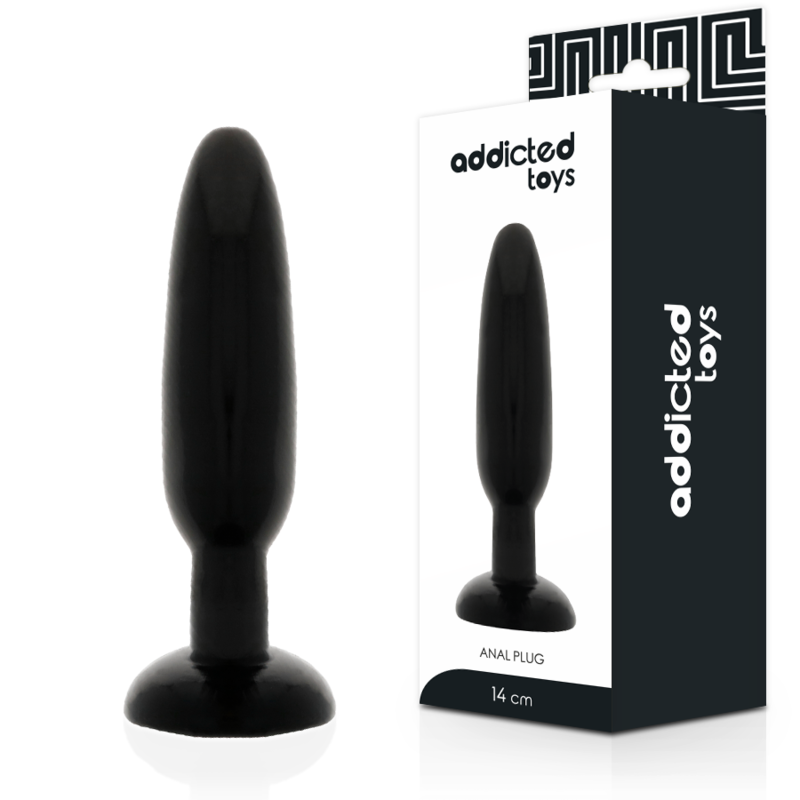 Plug Anal Débutant Noir 14 cm - Addicted Toys