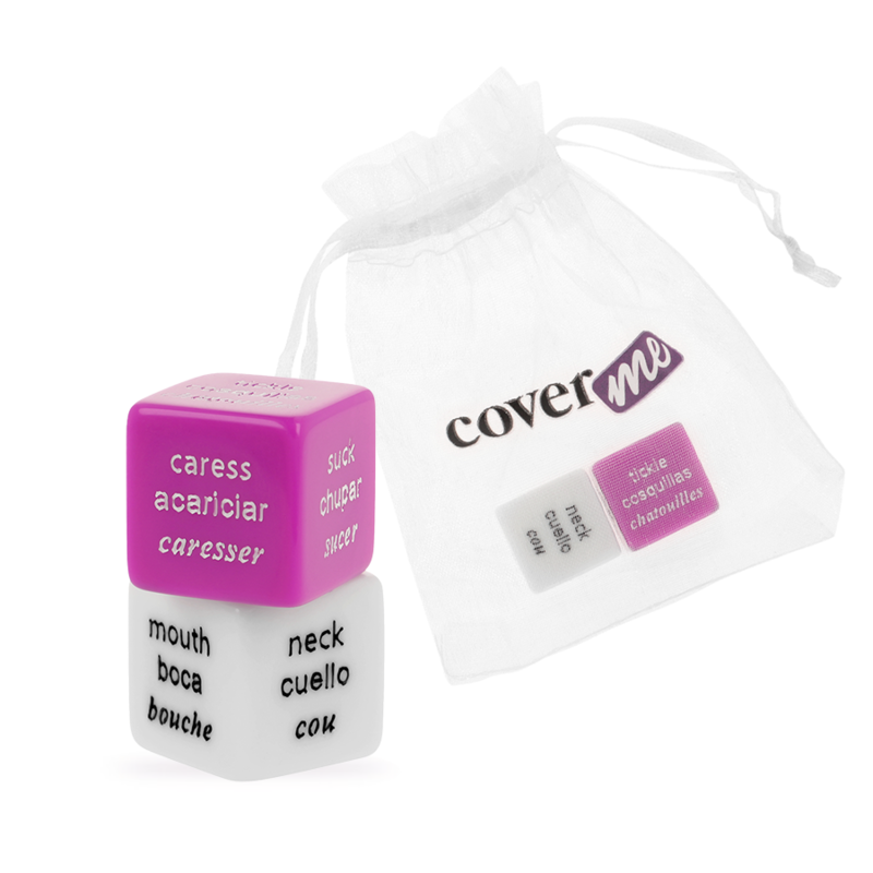 Jeu de Dés Érotiques CoverMe Trilingue - CoverMe