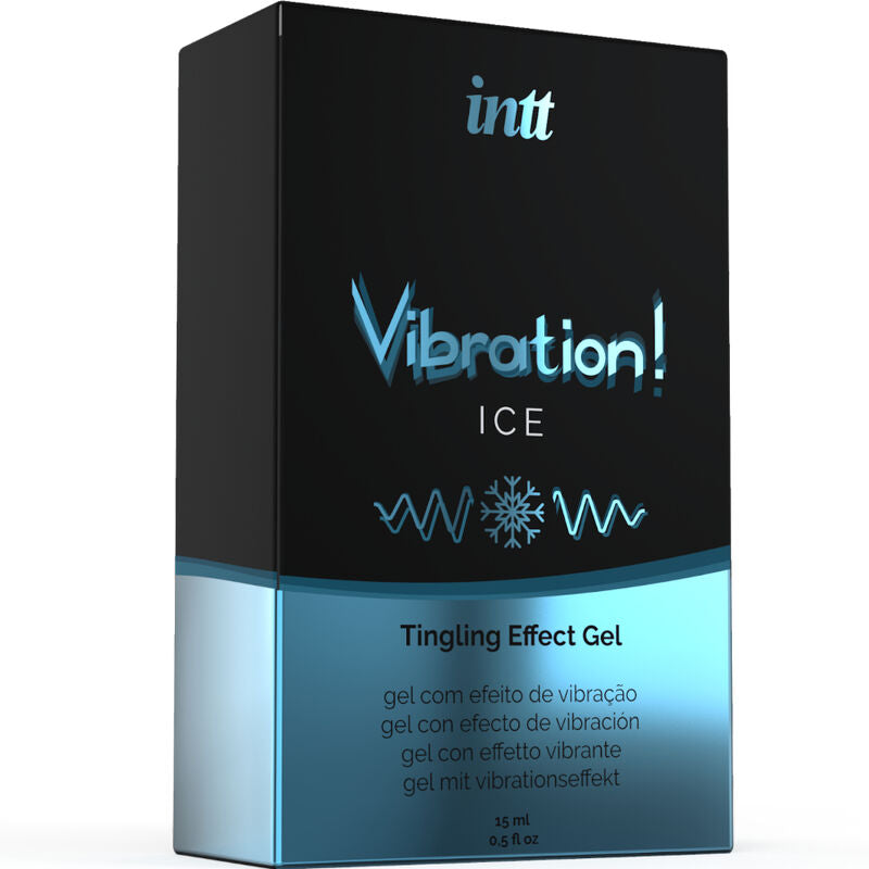 Gel Stimulant Vibration Ice Menthe 15ml - Intt