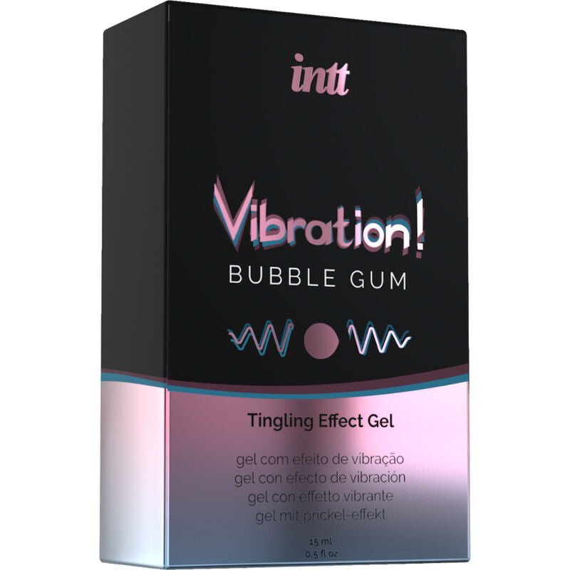 Gel Stimulant Embrassable Vibration Bubble Gum 15ml - Intt