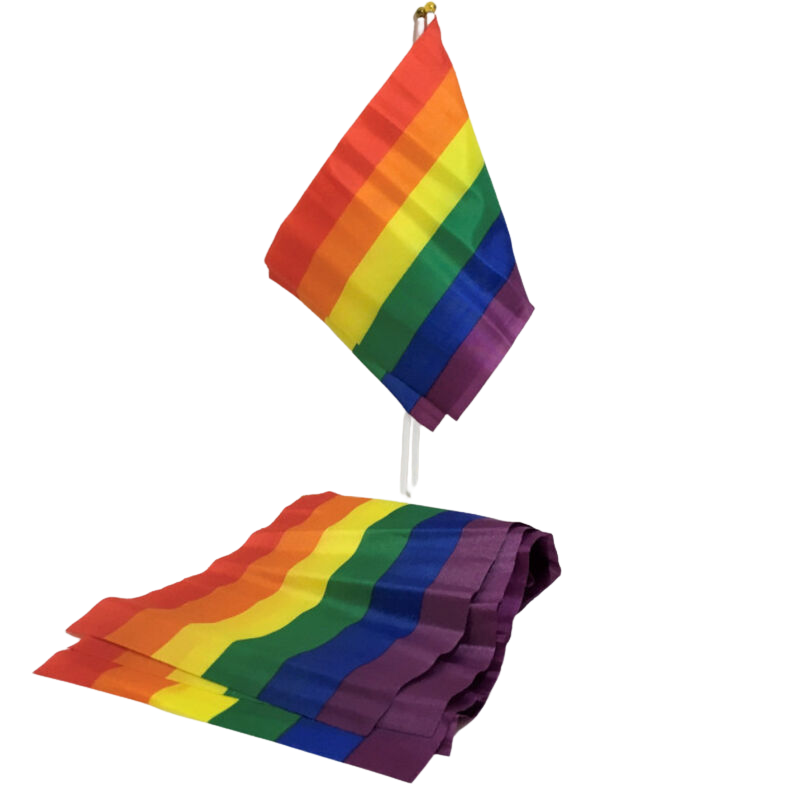 Petit drapeau bannière LGBT Pride 20x15 cm - Pride - PRIDE