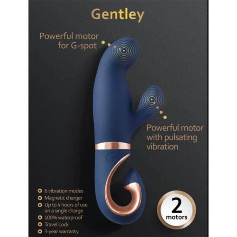Vibromasseur Gentley Point G Bleu Caraïbe - G-Vibe