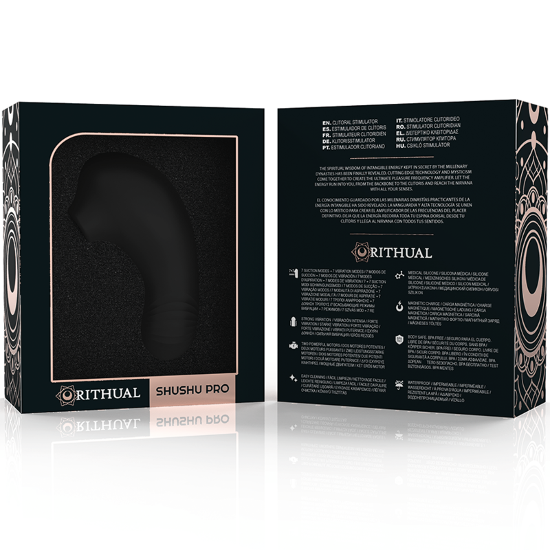 Stimulateur Clitoridien Shushu Pro Noir - Rithual