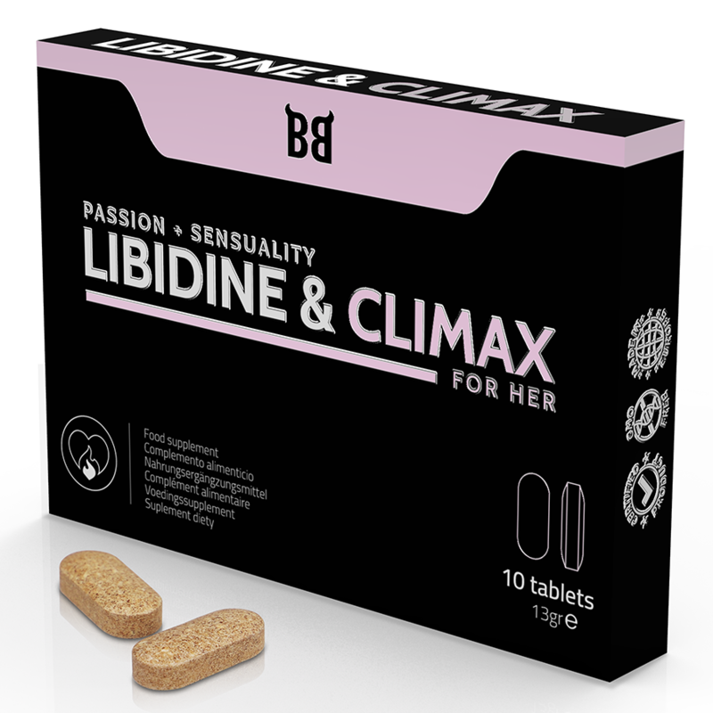 Complément libido Libidine & Climax 10 gélules - Black Bull - BLACK BULL