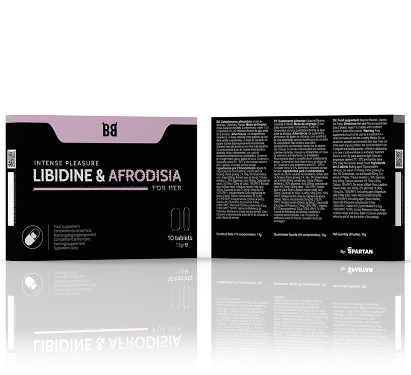Complément libido Libidine & Afrodisia pour elle 10 cp - Black Bull - BLACK BULL