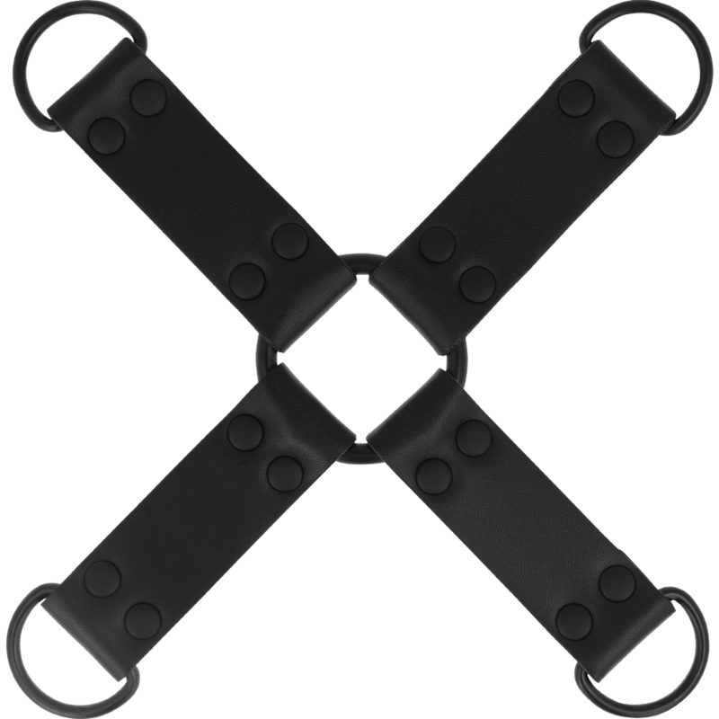 Attache Hogtie en X Intense Noir - Intense Fetish