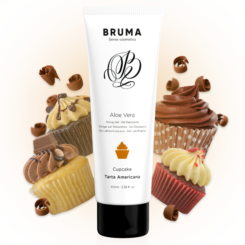 Gel Lubrifiant BRUMA Aloe Vera Saveur Cupcake 100ml - Bruma
