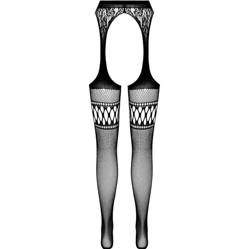 Bas Blancs avec Jarretière S026 Taille Unique - Passion