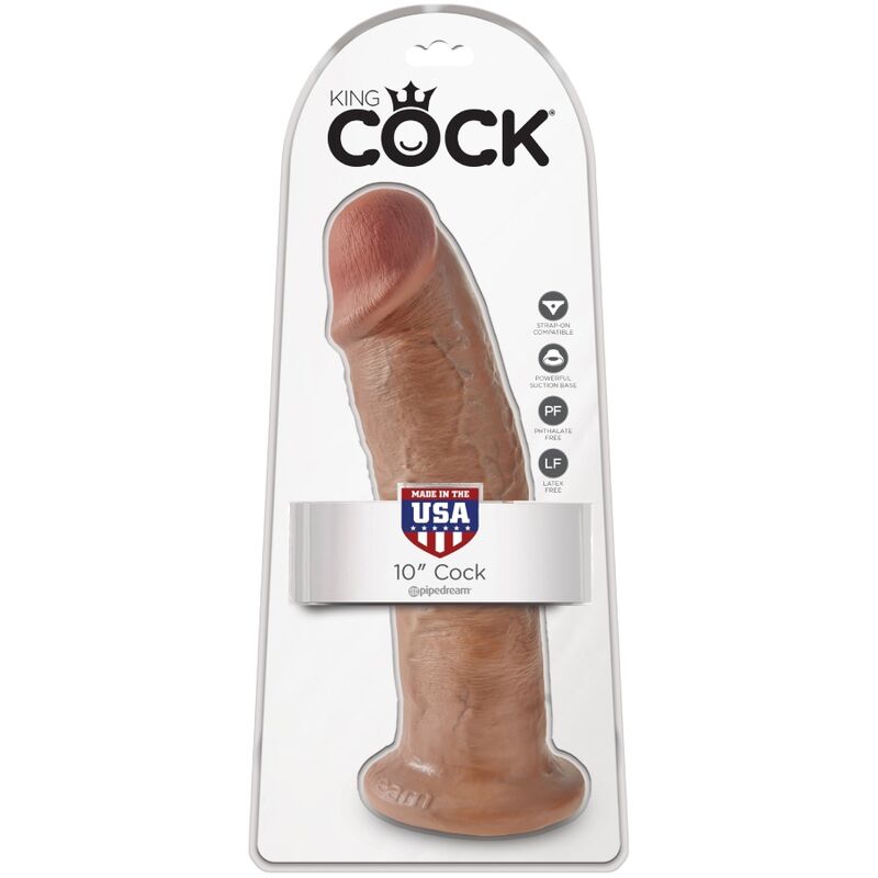 Gode Réaliste King Cock 24 cm Caramel - Pipedream