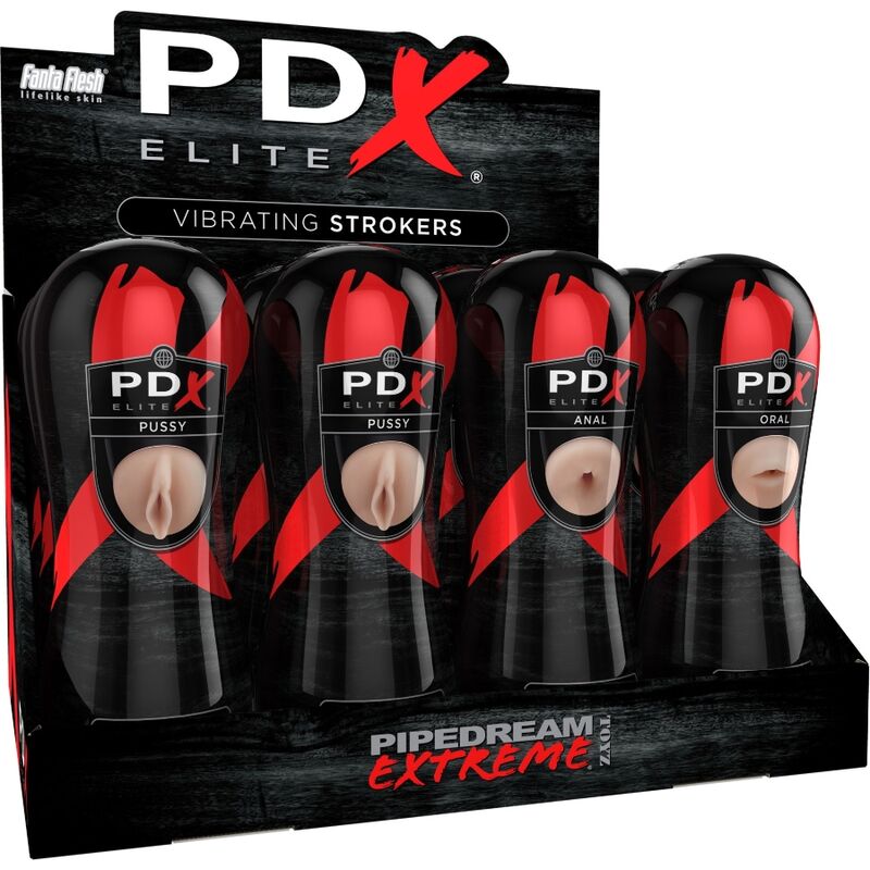 Masturbateurs Vibrants Pack PDX Elite 12 Unités - Pipedream