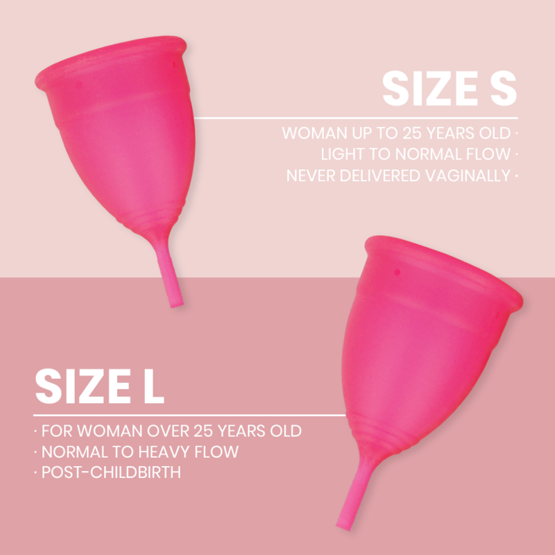 Intimichic Coupe menstruelle en silicone médicale Taille L