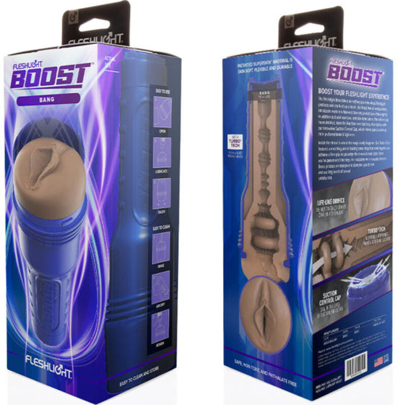 Masturbateur Vagin Boost Bang Marron - Fleshlight Girls