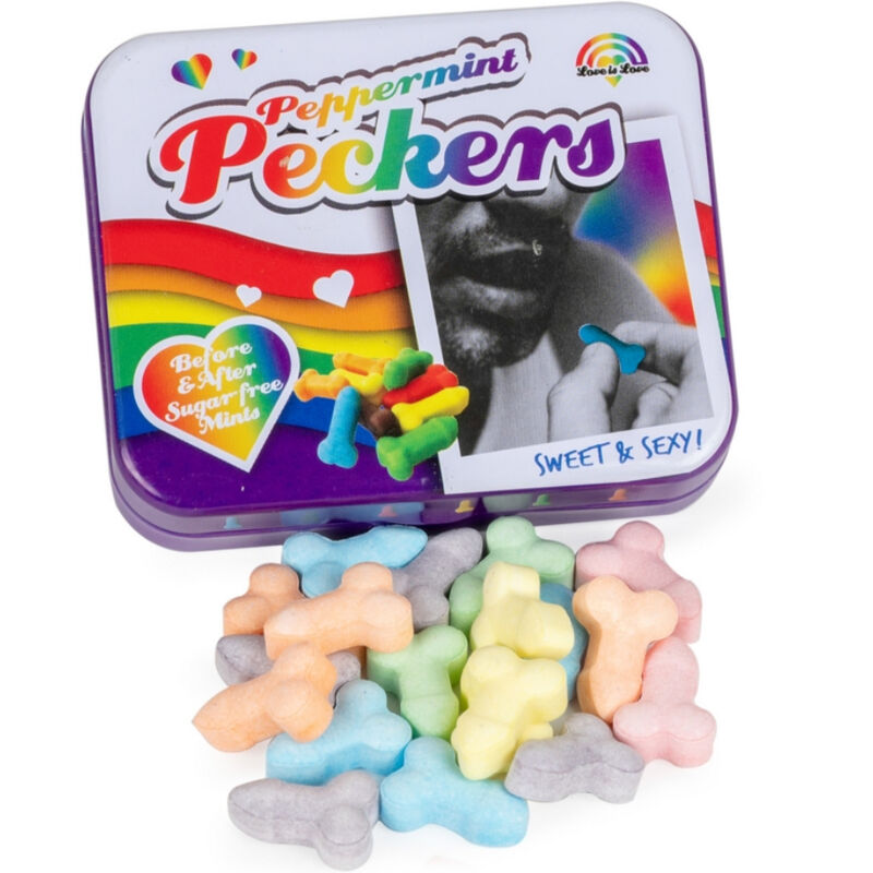 Bonbons Coquins Arc-en-ciel Menthe Sans Sucre - Spencer & Fleetwood