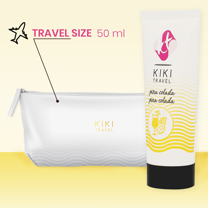 Kikí Travel - Lubrifiant Saveur Piña colada à base d’eau - 50 ml