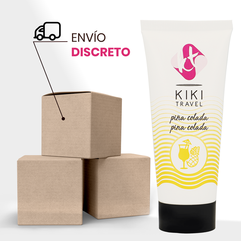 Kikí Travel - Lubrifiant Saveur Piña colada à base d’eau - 50 ml