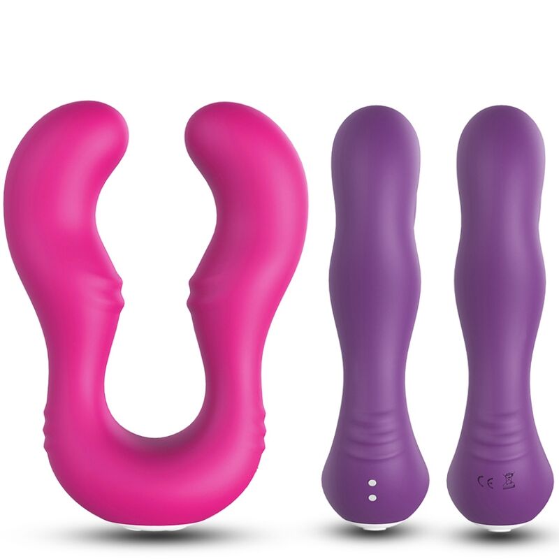 Vibromasseur Double Seraph Violet Télécommandé - Armony
