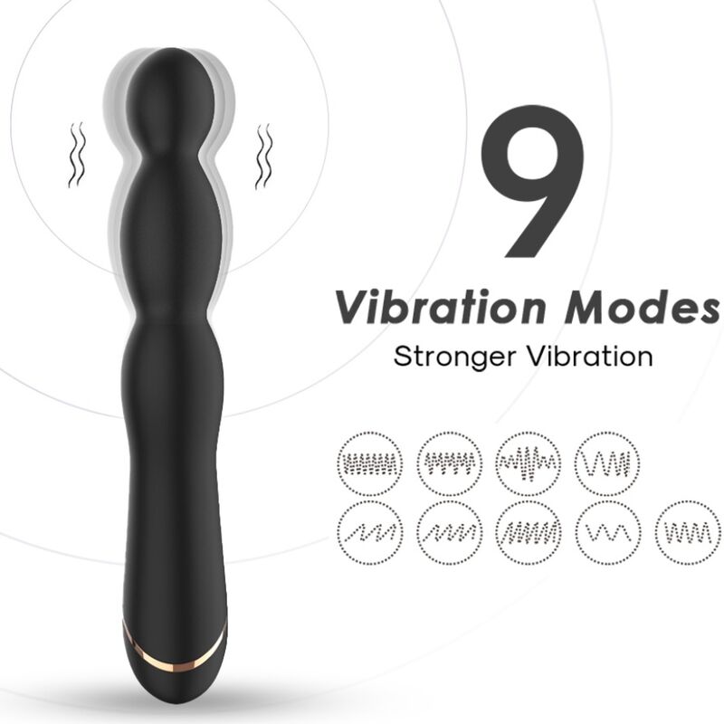 Vibromasseur Bambu Réglable Noir - Armony
