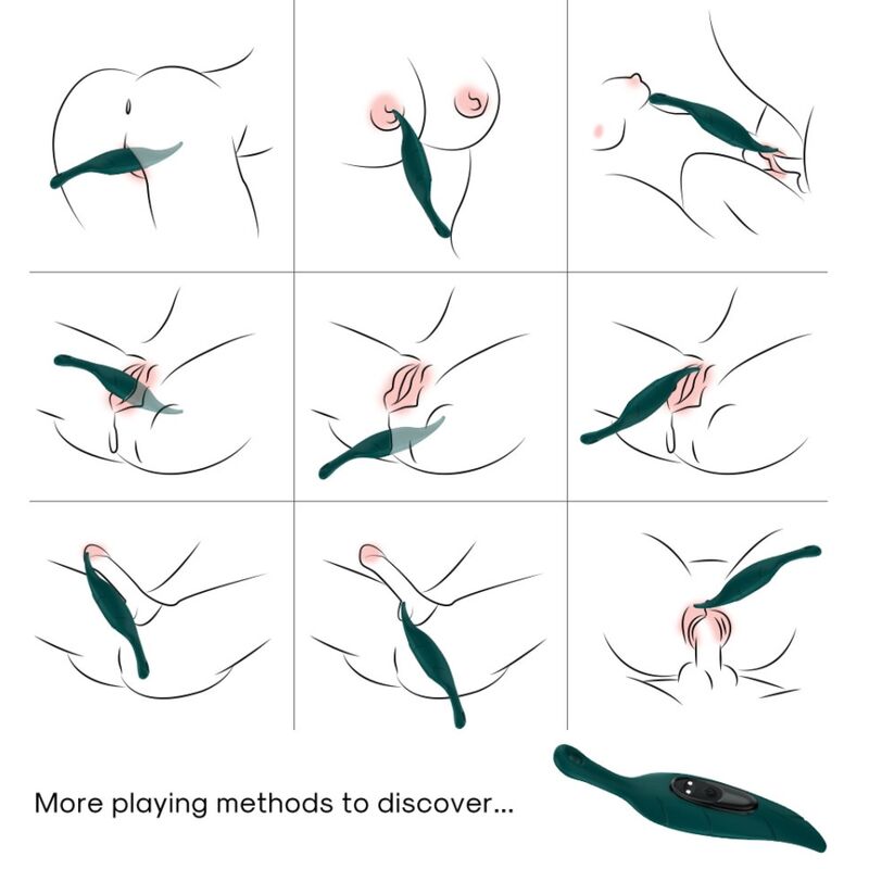 Stimulateur Armony Vibrateur Feuille Vert - Armony