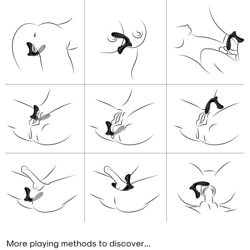 Stimulateur Prostatique Storm Télécommandé Noir - Armony