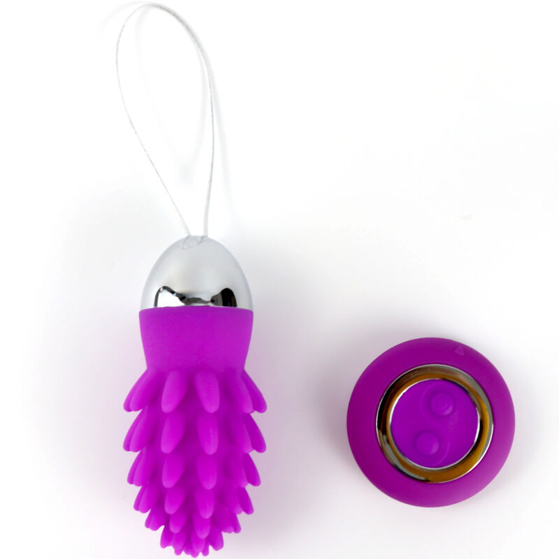 Armony - Œuf vibrant Télécommande en Forme de Cactus avec USB - Violet