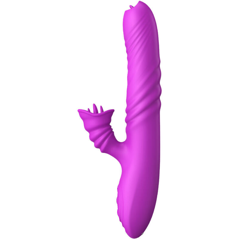 Vibrateur Multifonction Angelia Double Langue Chaleur Violet - Armony - Armony