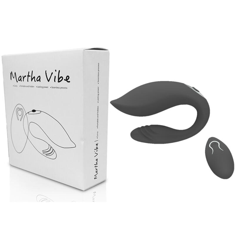 Stimulateur Couple Martha Télécommande Noir - Armony - Armony