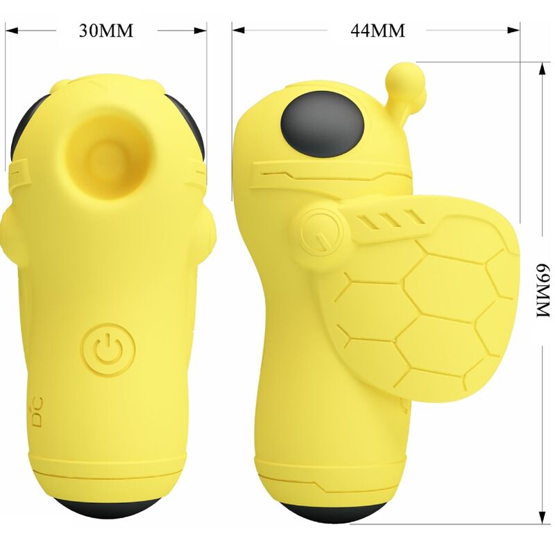 Vibromasseur à Doigt Mini Jouets Amusants Jaune - Pretty Love - PRETTY LOVE SMART