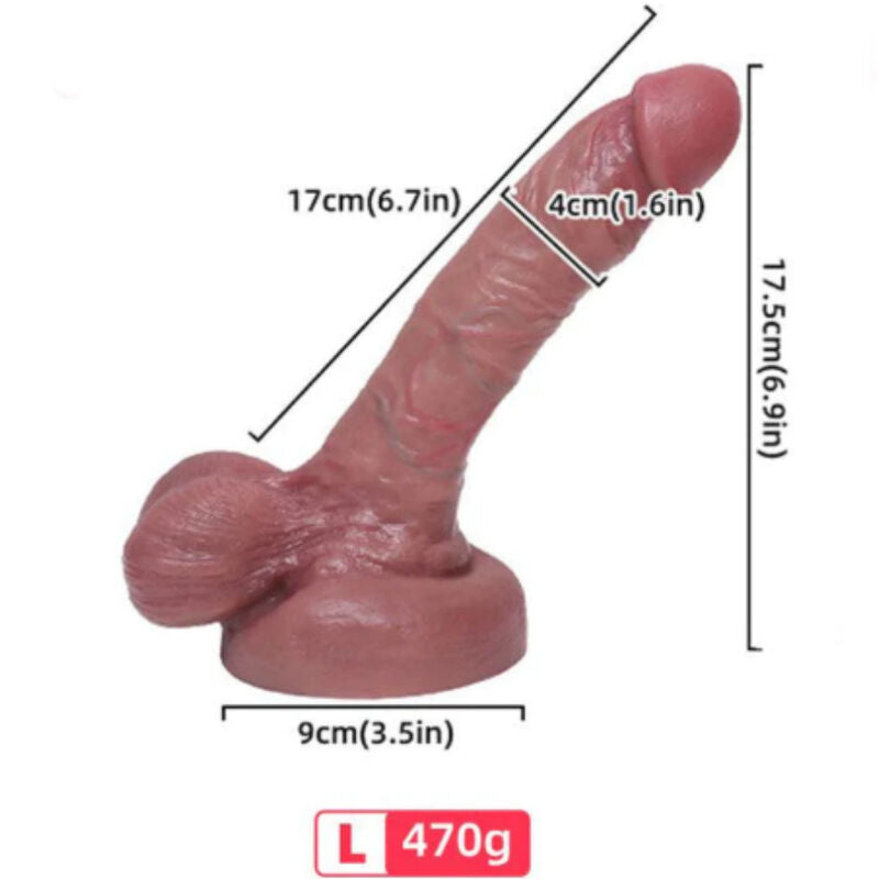 Armony - Gode avec Ventouse Ultraréaliste - 17 cm