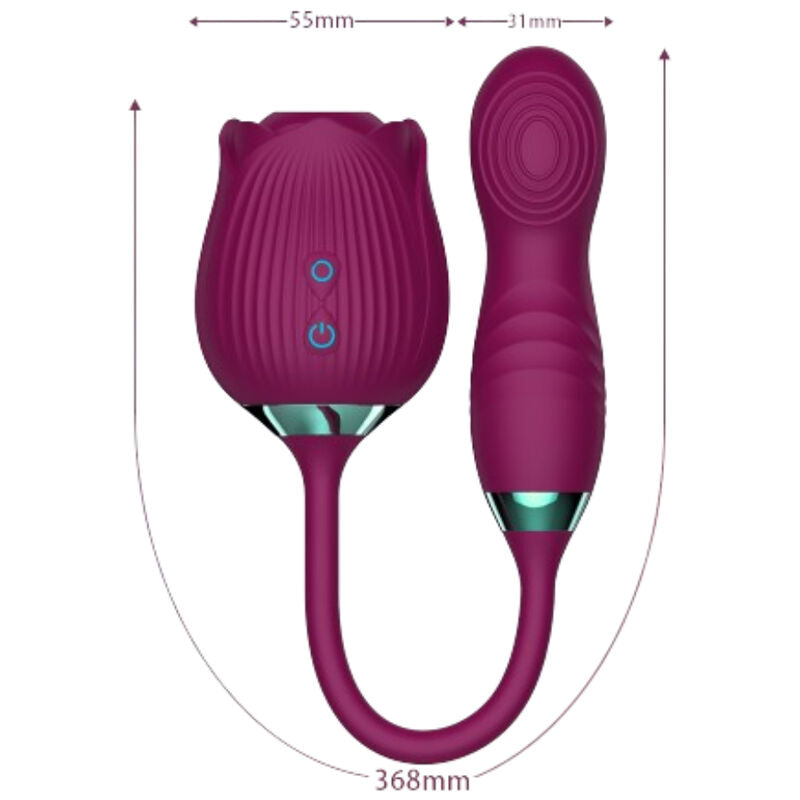 Stimulateur Clitoridien Delight Flower Violette - Armony